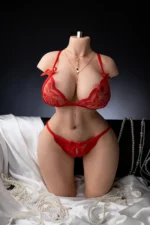 Cove 56cm headless premium silicone sex doll torso, large breasts, realistic curves JD-6 USW-B02