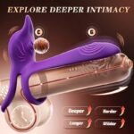 Smart Vibrating Ring – App-Controlled Pleasure for Couples